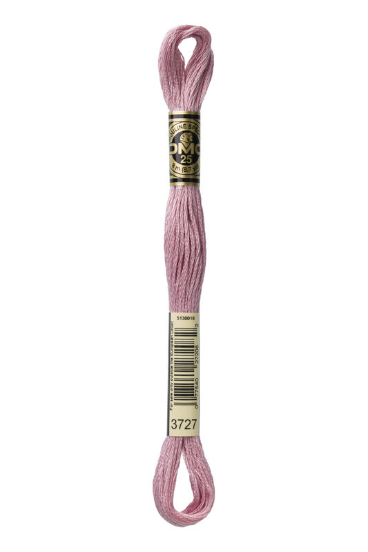 DMC Embroidery Floss (The Pink Shades) (3727 - light antique mauve)