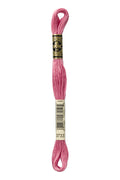 DMC Embroidery Floss (The Pink Shades) (3733 - dusty rose)