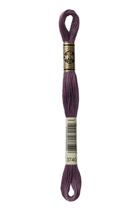 DMC Embroidery Floss (The Purple Shades) (3740 - dark antique violet)