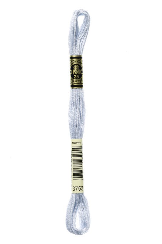 DMC Embroidery Floss (The Blue Shades) (3753 - ultra very light antique blue)