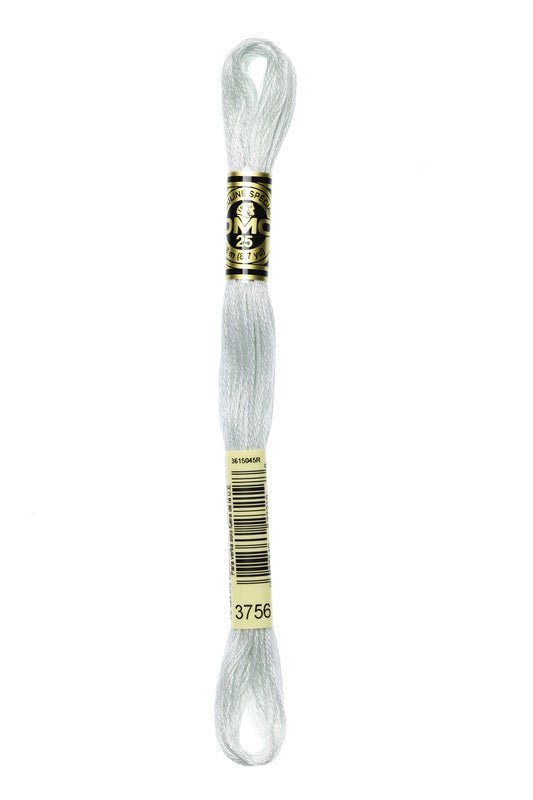 DMC Embroidery Floss (The Blue Shades) (3756 - ultra very light baby blue)