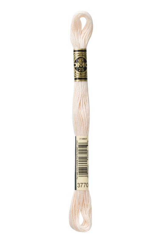 DMC Embroidery Floss (The Brown Shades) (3770 - very light tawny)