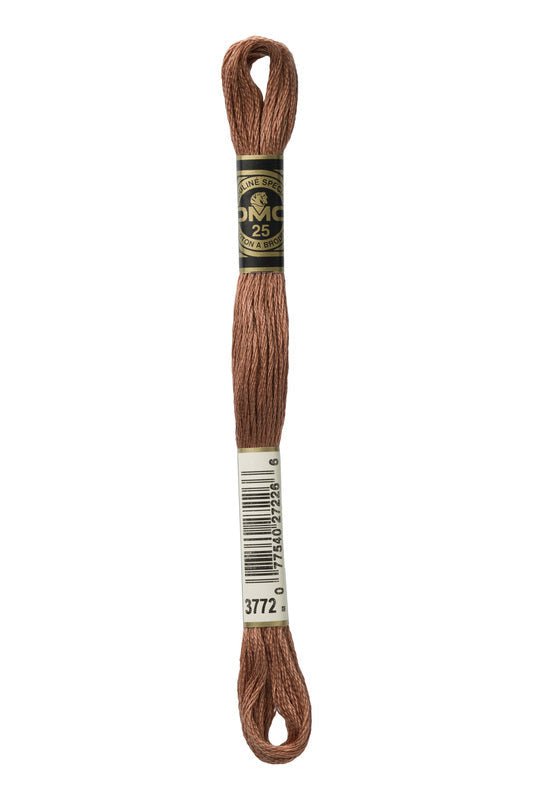 DMC Embroidery Floss (The Brown Shades) (3772 - very dark desert sand)