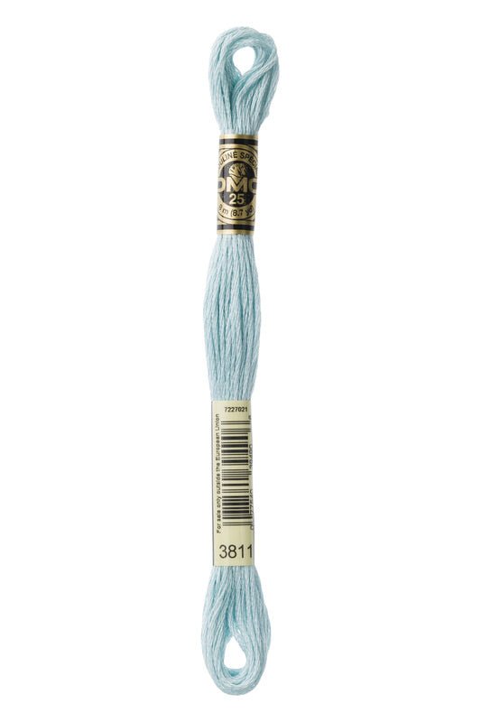 DMC Embroidery Floss (The Blue Shades) (3811 - very light turquoise)