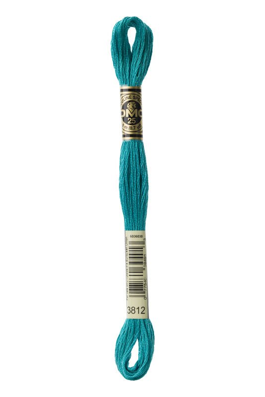 DMC Embroidery Floss (The Blue Shades) (3812 - very dark sea green)