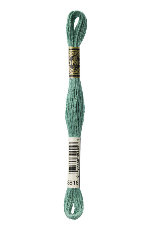 DMC Embroidery Floss (The Green Shades) (3816 - celadon green)