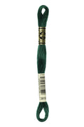 DMC Embroidery Floss (The Green Shades) (3818 - ultra very dark emerald green)