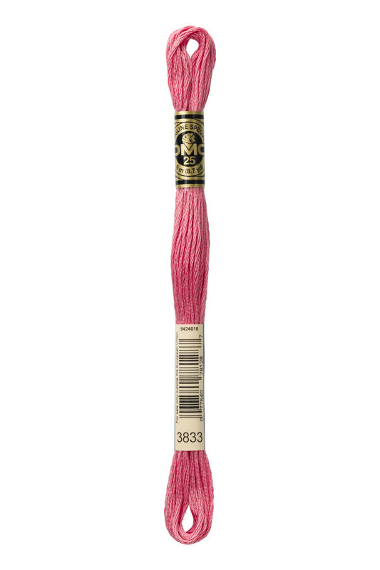 DMC Embroidery Floss (The Pink Shades) (3833 - light raspberry)