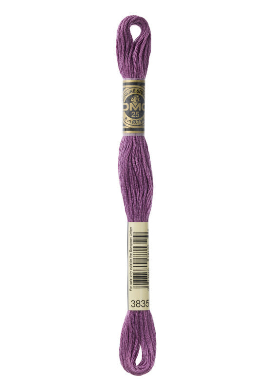 DMC Embroidery Floss (The Purple Shades) (3835 - medium grape)
