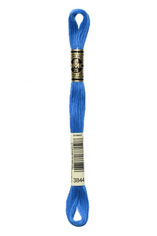 DMC Embroidery Floss (The Blue Shades) (3844 - dark bright turquoise)