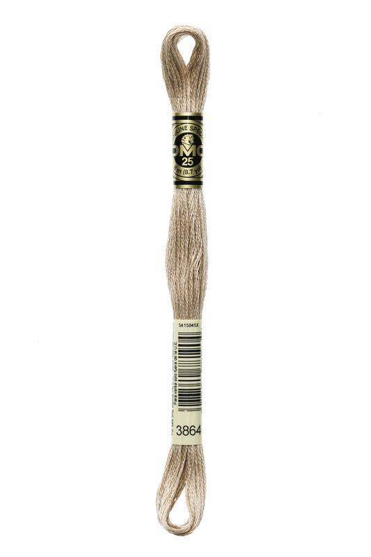 DMC Embroidery Floss (The Brown Shades) (3864 - light mocha beige)