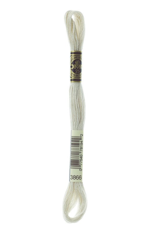 DMC Embroidery Floss (The Brown Shades) (3866 - ultra very light mocha brown)