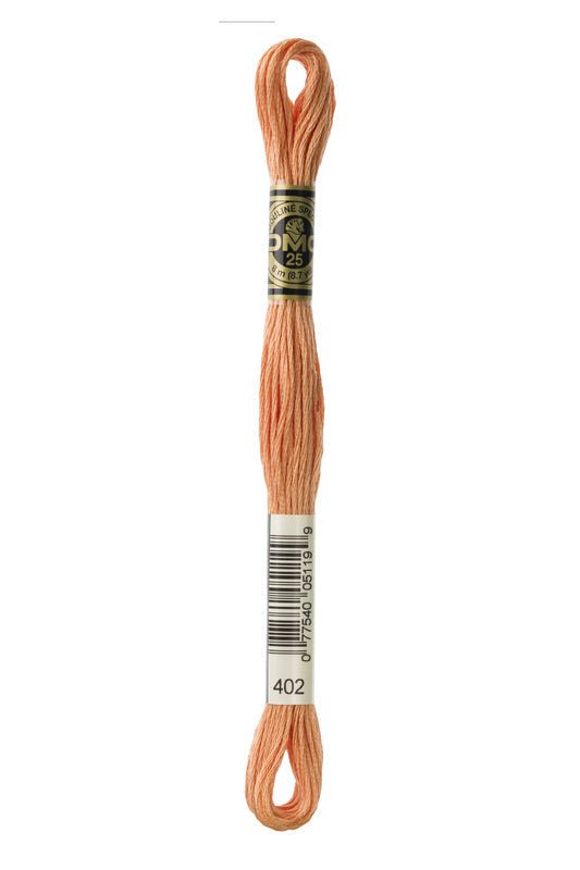 DMC Embroidery Floss (The Brown Shades) (402 - very light mahogany)
