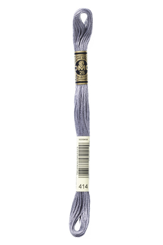 DMC Embroidery Floss (The Grey Shades) (414 - dark steel grey)