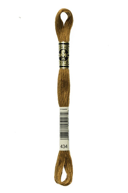 DMC Embroidery Floss (The Brown Shades) (434 - light brown)