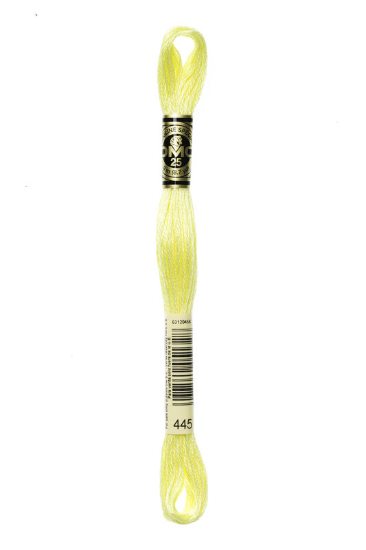 DMC Embroidery Floss (The Yellow Shades) (445 - light lemon)
