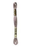 DMC Embroidery Floss (The Brown Shades) (452 - medium shell grey)