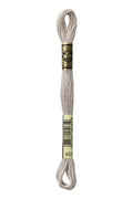 DMC Embroidery Floss (The Brown Shades) (453 - light shell grey)