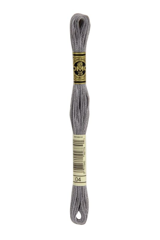 DMC Embroidery Floss (The Grey Shades) (4 - dark tin)