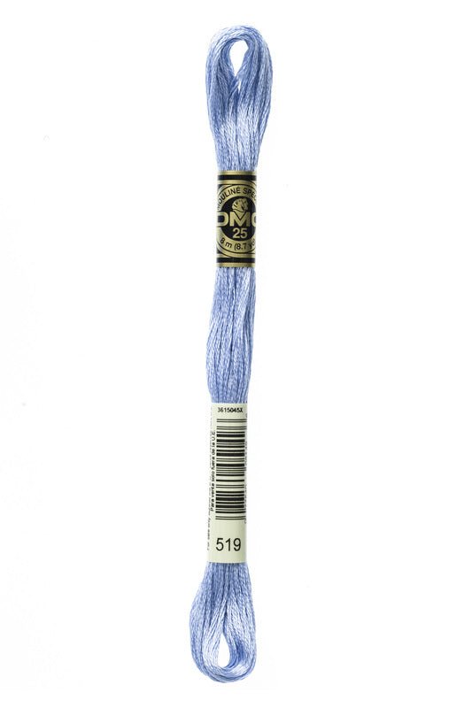 DMC Embroidery Floss (The Blue Shades) (519 - sky blue)