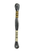 DMC Embroidery Floss (The Grey Shades) (53 - variegated steel grey)