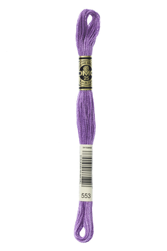 DMC Embroidery Floss (The Purple Shades) (553 - violet)