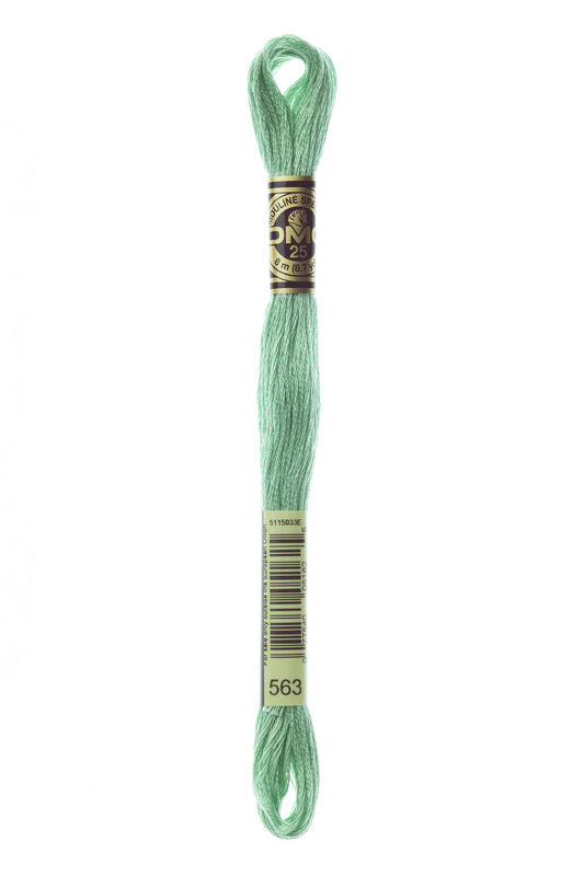 DMC Embroidery Floss (The Green Shades) (563 - light jade)