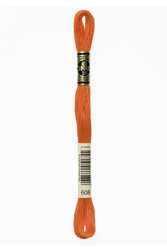 DMC Embroidery Floss (The Orange Shades) (608 - bright orange)