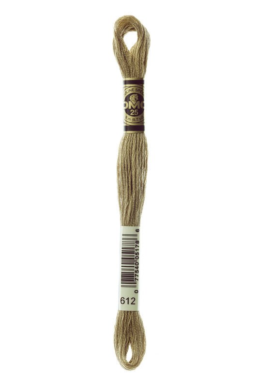 DMC Embroidery Floss (The Brown Shades) (612 - light drab brown)