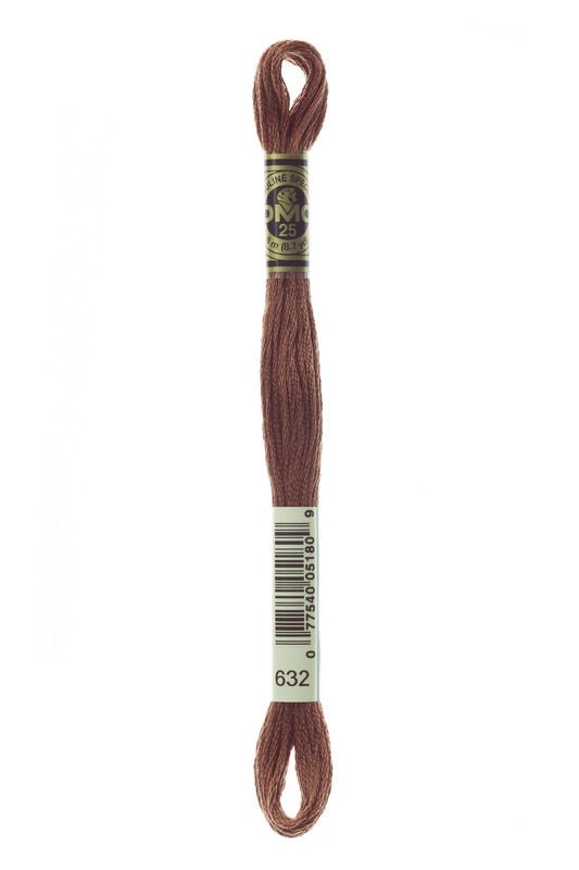 DMC Embroidery Floss (The Brown Shades) (632 - ultra very dark desert sand)