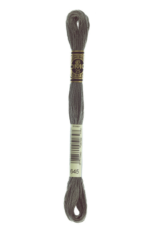 DMC Embroidery Floss (The Grey Shades) (645 - very dark beaver grey)