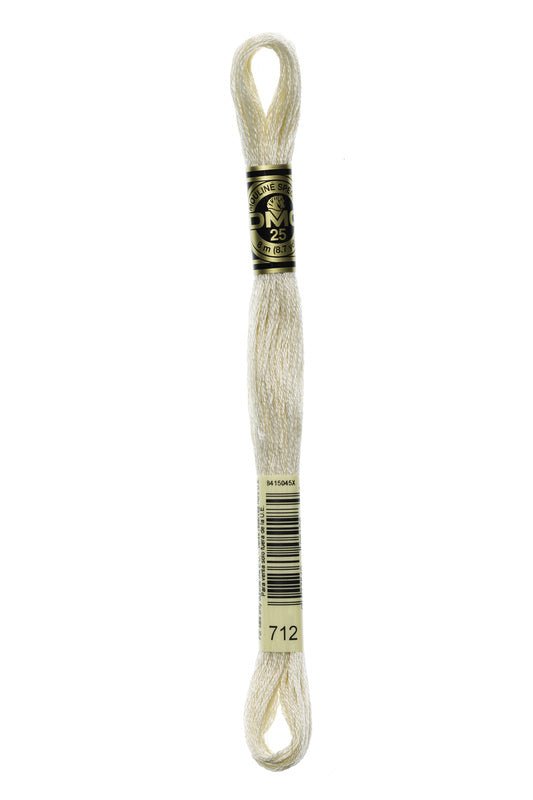DMC Embroidery Floss (The Brown Shades) (712 - cream)