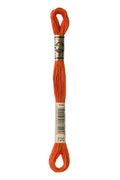 DMC Embroidery Floss (The Orange Shades) (720 - dark orange spice)