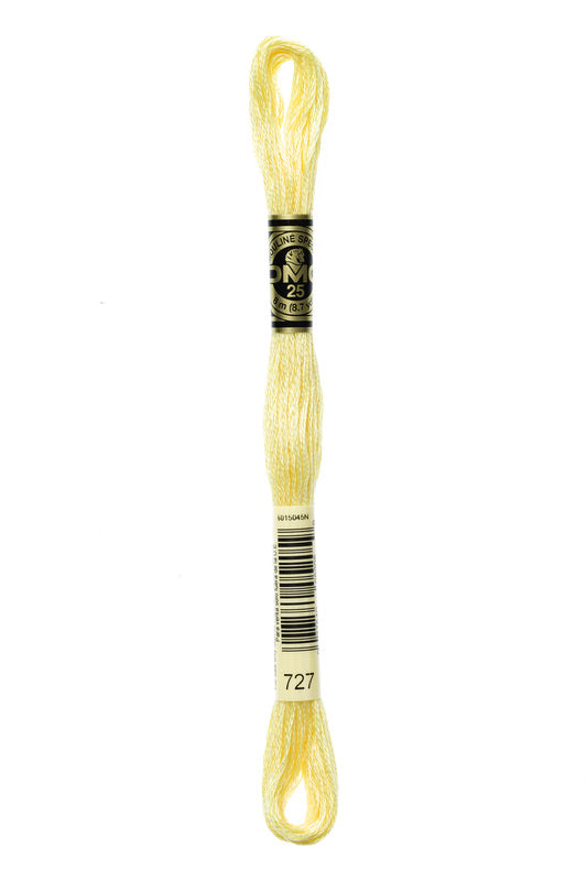 DMC Embroidery Floss (The Yellow Shades) (727 - very light topaz)