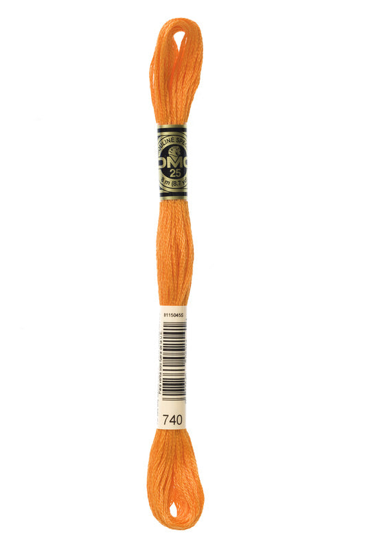 DMC Embroidery Floss (The Orange Shades) (740 - tangerine)