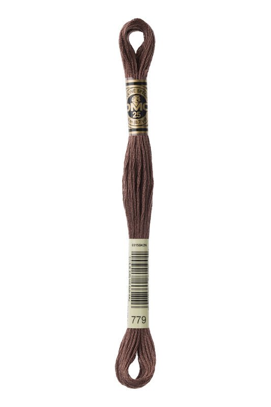 DMC Embroidery Floss (The Brown Shades) (779 - dark cocoa)