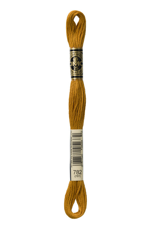 DMC Embroidery Floss (The Yellow Shades) (782 - dark topaz)