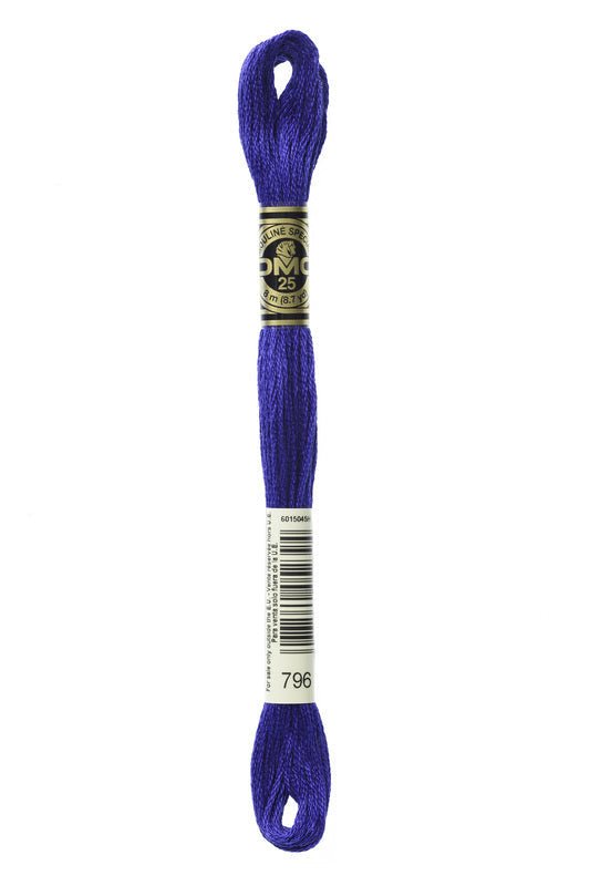 DMC Embroidery Floss (The Blue Shades) (796 - dark royal blue)