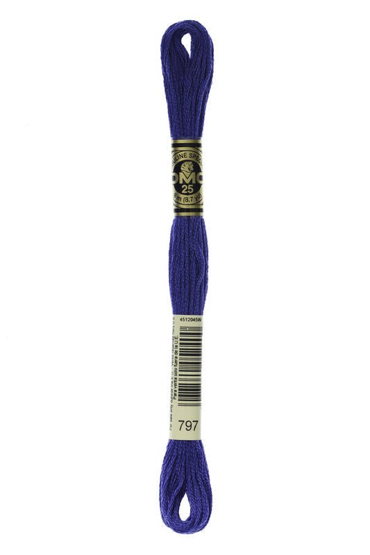 DMC Embroidery Floss (The Blue Shades) (797 - royal blue)