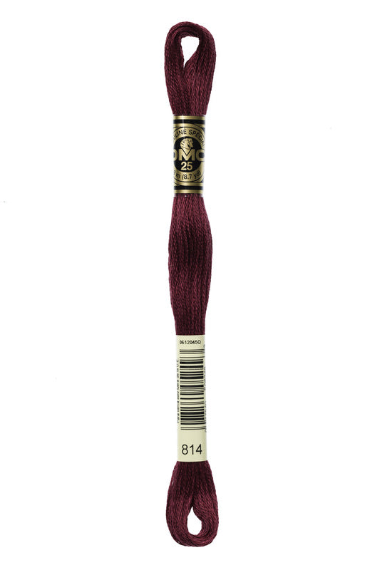 DMC Embroidery Floss (The Red Shades) (814 - dark garnet)