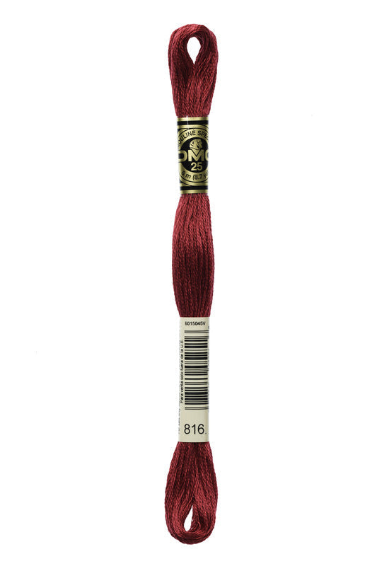 DMC Embroidery Floss (The Red Shades) (816 - garnet)