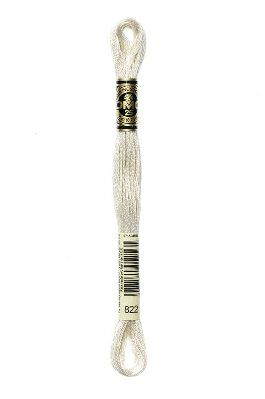 DMC Embroidery Floss (The Grey Shades) (822 - light beige grey)
