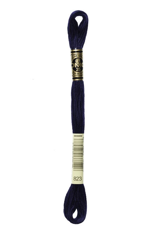 DMC Embroidery Floss (The Blue Shades) (823 - dark navy blue)