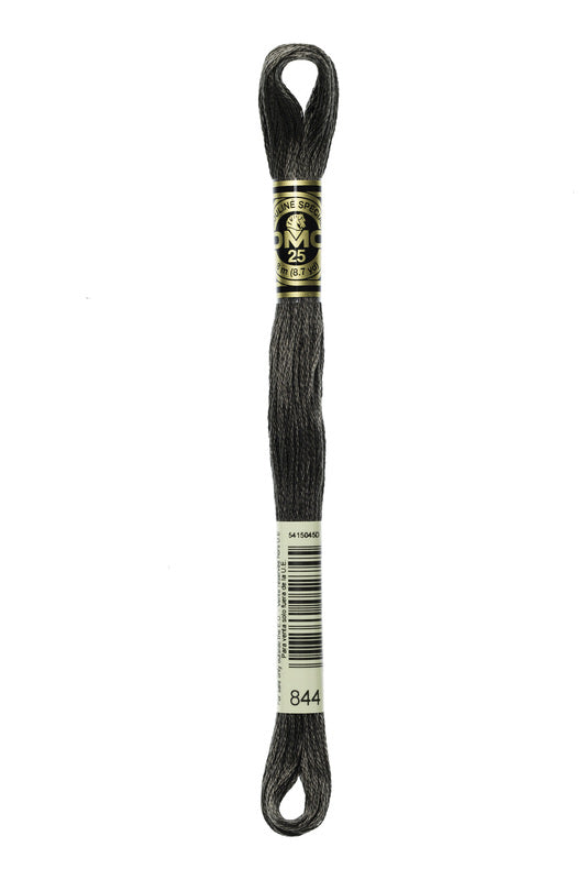 DMC Embroidery Floss (The Grey Shades) (844 - ultra dark beaver grey)