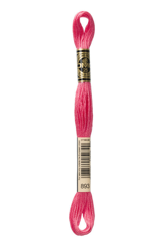 DMC Embroidery Floss (The Pink Shades) (893 - light carnation)