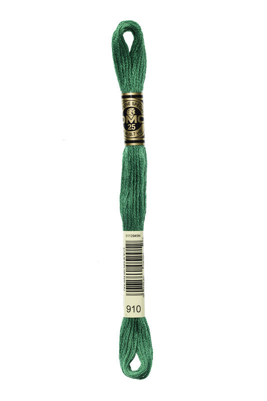 DMC Embroidery Floss (The Green Shades) (910 - dark emerald green)