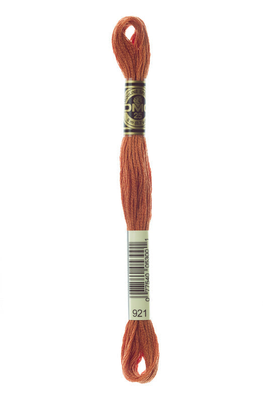 DMC Embroidery Floss (The Orange Shades) (921 - copper)