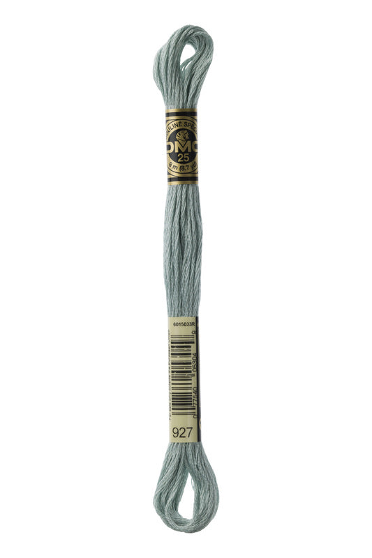 DMC Embroidery Floss (The Grey Shades) (927 - light grey green)