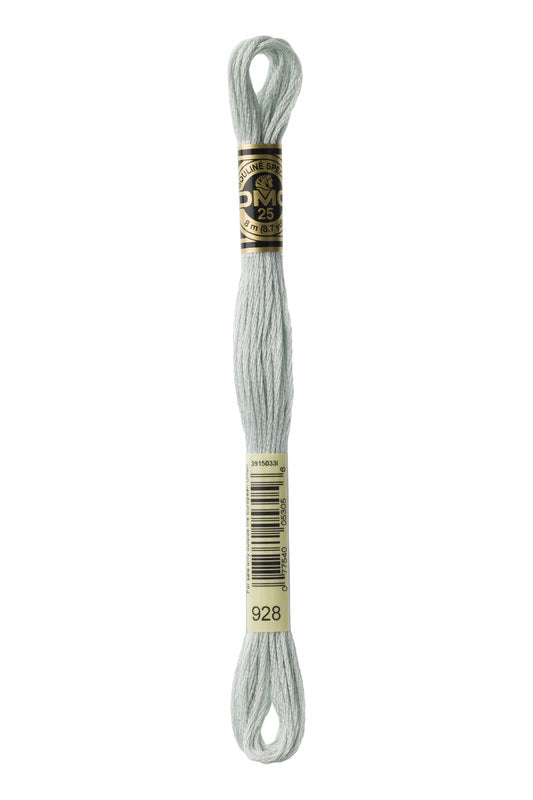 DMC Embroidery Floss (The Grey Shades) (928 - very light grey green)