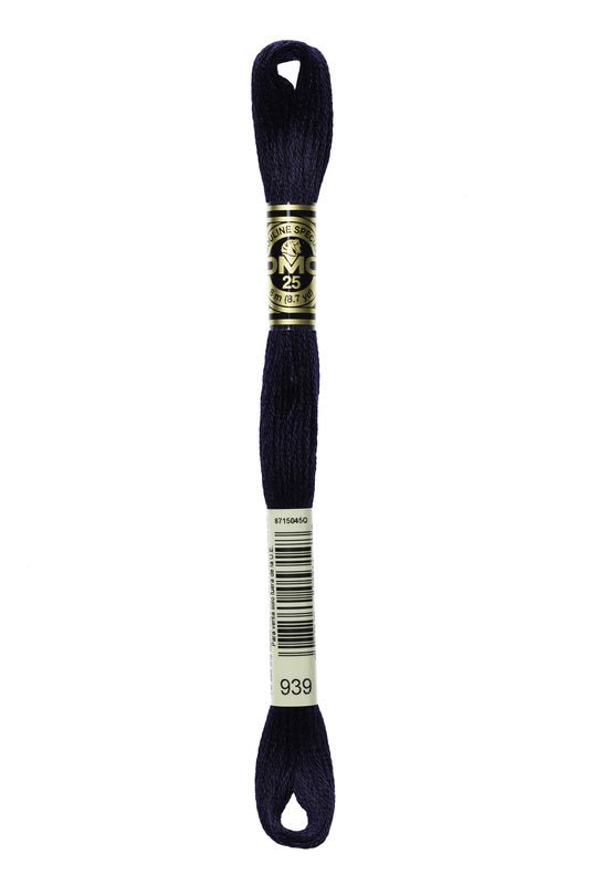 DMC Embroidery Floss (The Blue Shades) (939 - very dark navy blue)